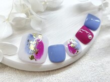 ネイルサロン ふるる 大須店/☆フットプチプラネイル#234