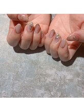 アティックネイルアトリエ(attic nail atelier)/オフィスニュアンスネイル★