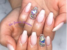 アン ジョーヌドラゴ/【自爪ネイル】クリアホワイト