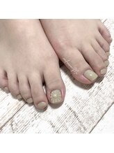ネイルコーボー ムー(nail×covo=Mu.)/foot one color☆