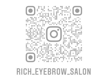 リッチアイブロウサロンエビス(Rich Eyebrow Salon EBISU)/恵比寿　Instagram