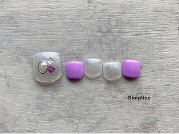 シンプリー 西荻窪店(Simpliee)/【FOOT】パールワンカラー￥6900