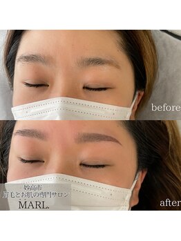 マール(MARL.)/繰り返すことで美眉が定着