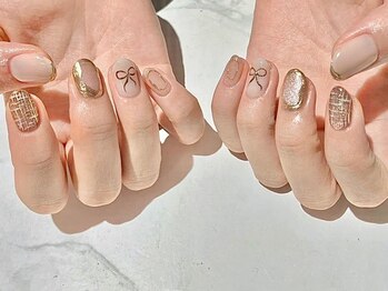 エリンカネイル バイ レシッド 武蔵小杉(erincanail by rcid)/リボンネイル/トレンドデザイン