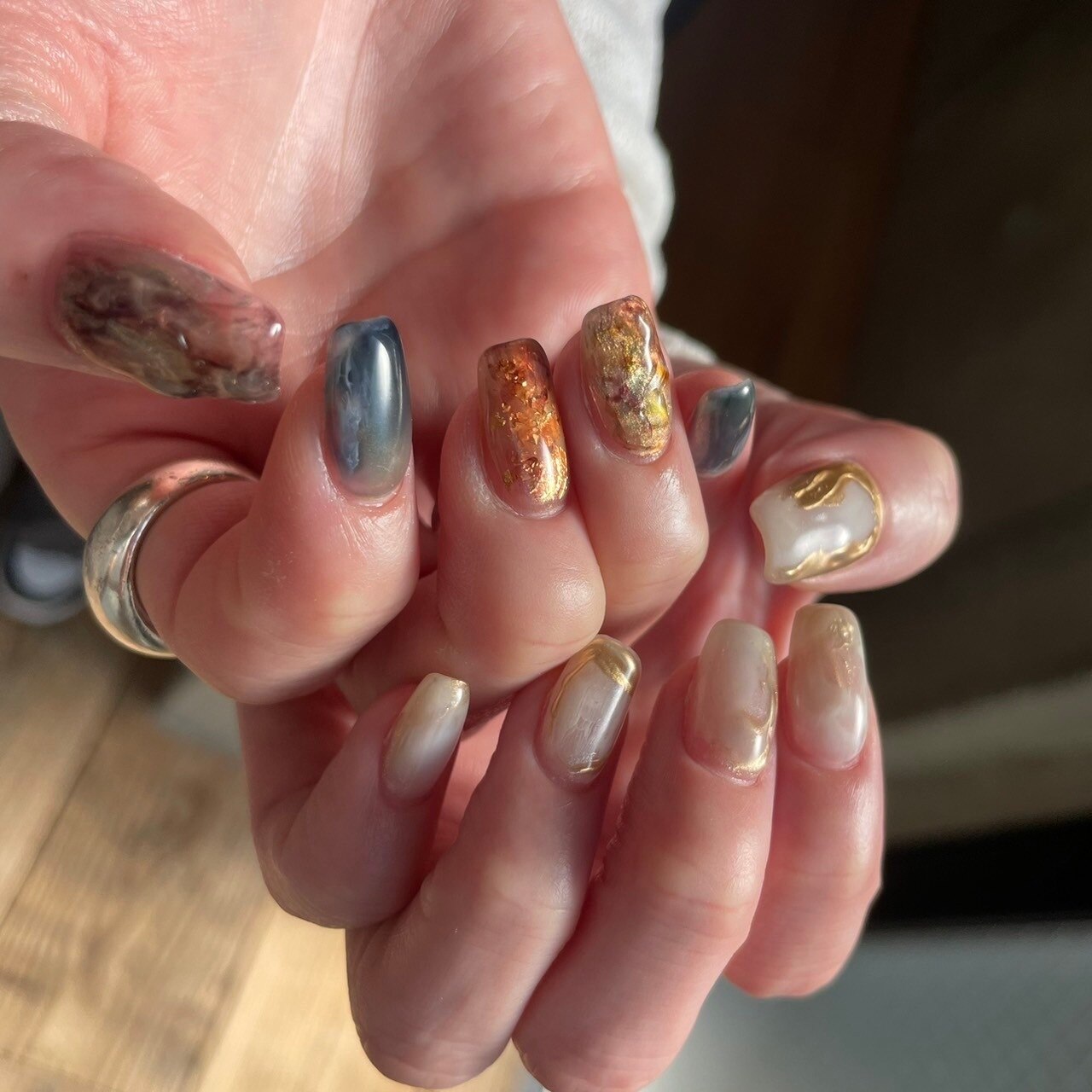 初回【HAND】【オフ無料】デザインコース(ケア込) 9740円