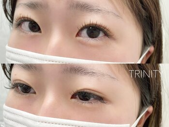 トリニティー(TRINITY)の写真/持続力大幅UP！【LEDエクステ導入店】専用ライトで2秒で硬化！施術後すぐの入浴・オイルクレンジングもOK◎