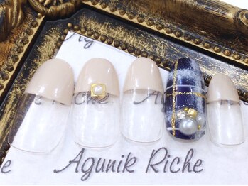 アグニークリッシェ(Agunik Riche)/【チェックネイル】
