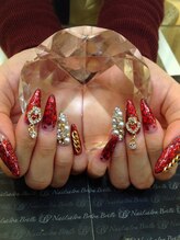 エスフィーネイルサロン ブリーユ(Esfy nailsalon Brille)/赤いハートスカルプ