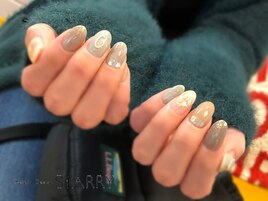 スモーキーカラー　ミラー　ラメ