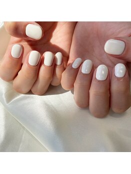 アイリッシュネイル 久屋大通店(Irish Nail)/白ワンカラー