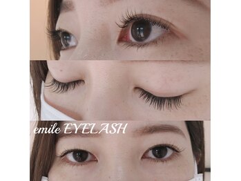 エミルアイラッシュ 八戸店(emile EYELASH)/最高級セーブル80本
