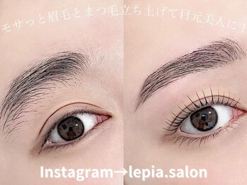 レピア 札幌店/人気No1韓国式まつげパーマ+美眉