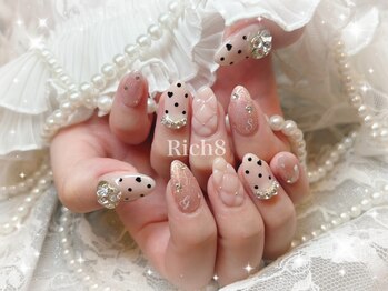 ネイルアンドまつげエクステ リッチエイト 原宿店(Rich8)の写真/《原宿駅徒歩3分》オフ無料【やり放題90分￥8200~】ガーリー・ワンホン・韓国デザインをお得に楽しめる♪