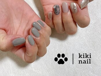 キキネイル 二子玉川(kikinail)/ニュアンスネイル/ミラーネイル