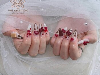 ウメネイルスタジオ(UME NAIL STUDIO)/* 長 さだしやり放題×つけ放題