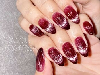 ネイルマフィア 新宿(NAIL MAFIA)/マグネットフレンチ/バカラ