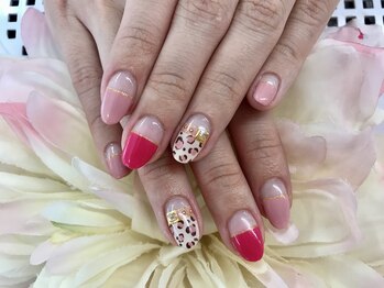 ディーネイル 京橋(D-nail)/矢野/レオパードネイル