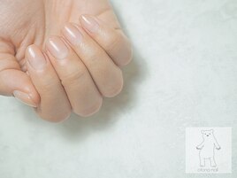 桃色グラデーションジェルネイル