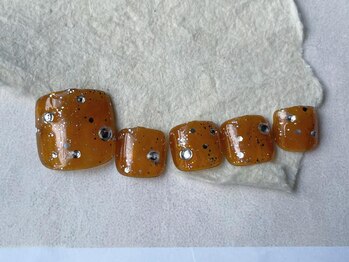 アイネイルズ 梅田店(I nails)/フットラメデザイン