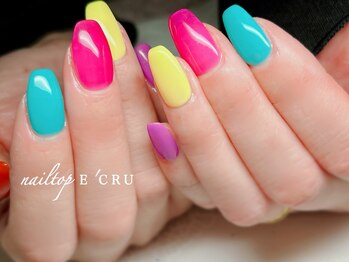 ネイルトップエクル(nail top E CRU)/colorful