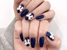 モカ 心斎橋(moca by Lee)/【Ainaネイビーネイル