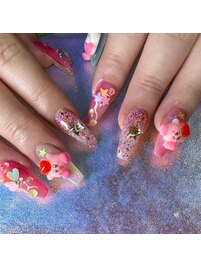 キャラクター風ネイル
