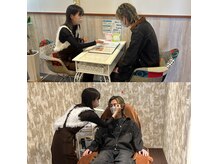 メンズ眉毛専門サロン アンプラスの雰囲気（リクライニングチェアでリラックスしながら施術を受けられます。）