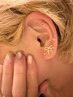 【オシャレに美容健康サポート♪】耳つぼジュエリー両耳10粒（追加メニュー）