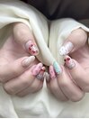 キャンディーリボンネイル