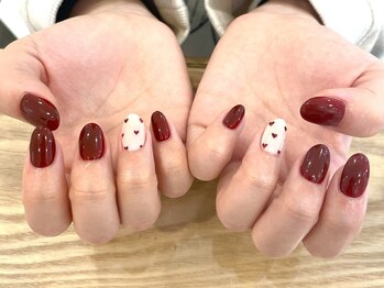 プラチナムドール 京都駅前店(PLATINUMDOLL)/ハートネイル