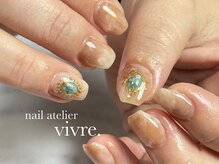 ヴィーヴル(vivre.)/ミラー/ジュエリー/手書き