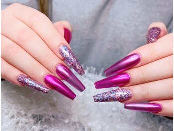 ディアネイルサロン 池袋(Di’a)/【チップ】ワンカラーorラメグラ