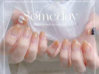 アイゴネイル 錦糸町(Aigoネイル)/グラデ＋リボンパーツ追加