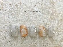 マリー ネイルズアンドラッシュアート モザイクモール港北店(MARIE NAILS & LASH ART)/定額￥7700 インクデザイン0424b