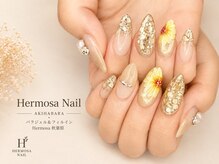 エルモサ 秋葉原(Hermosa)/フラワーネイル/ひまわり