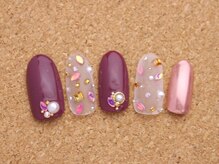 ネイルサロン ブランロール 白金店(Nail Salon Blanl'or)/大人のXmasネイル￥8,760