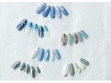 ジャム 大曽根店(Jam)/ブルー系ネイル♪