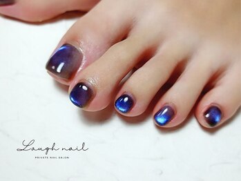 ラフネイル(Laugh nail)の写真/【角質ケア付き！期間限定クーポンあり◎】フットケア×フットネイルで、心も足元もキレイに♪