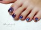 ラフネイル(Laugh nail)の写真/【角質ケア付き！期間限定クーポンあり◎】フットケア×フットネイルで、心も足元もキレイに♪