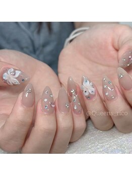 クイーンズビューティーサロン 歌舞伎町店(Queen's beauty salon)/チップアートやり放題&つけ放題