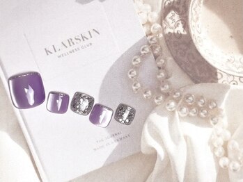 シエル ネイルズ(CIEL NAILS)/ 4月 フット 定額アート3