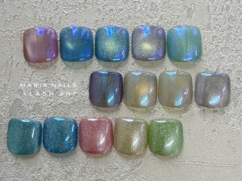 マリーネイルズ 港北店(MARIE NAILS)の写真/《ご新規様オフ無料》定番からトレンドまで幅広いデザインで、一度施術を受けるとリピートしたくなる！