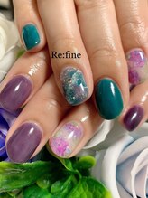 リファイン(Re:fine)/ジェル4本アート