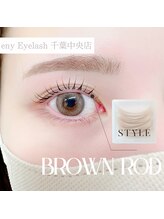 エニー 千葉中央店(eny)/ブラウンロッド/ぱっちりマツパ