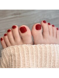 Footネイルワンカラー