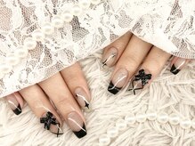 アール ビューティーサロンスパーブ(R BEAUTY SALON SUPERB)/黒×リボン