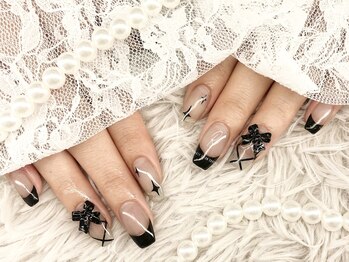 アール ビューティーサロンスパーブ(R BEAUTY SALON SUPERB)/黒×リボン