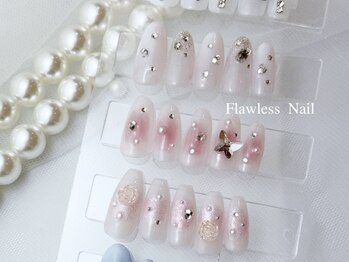フローレスネイル 新宿店(FlawlessNail)の写真/デートやウェディング、イベント前にオススメのモテ可愛デザイン多数☆指先から、もっと女子力UP♪