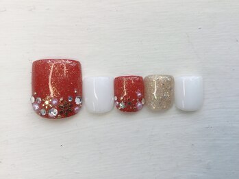ルリアンネイル(le lien nail)/Foot定額アートコースB