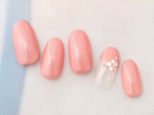 キャンアイドレッシー ヨコハマ元町店(Can I Dressy)/【NEW】シンプルネイル/お花